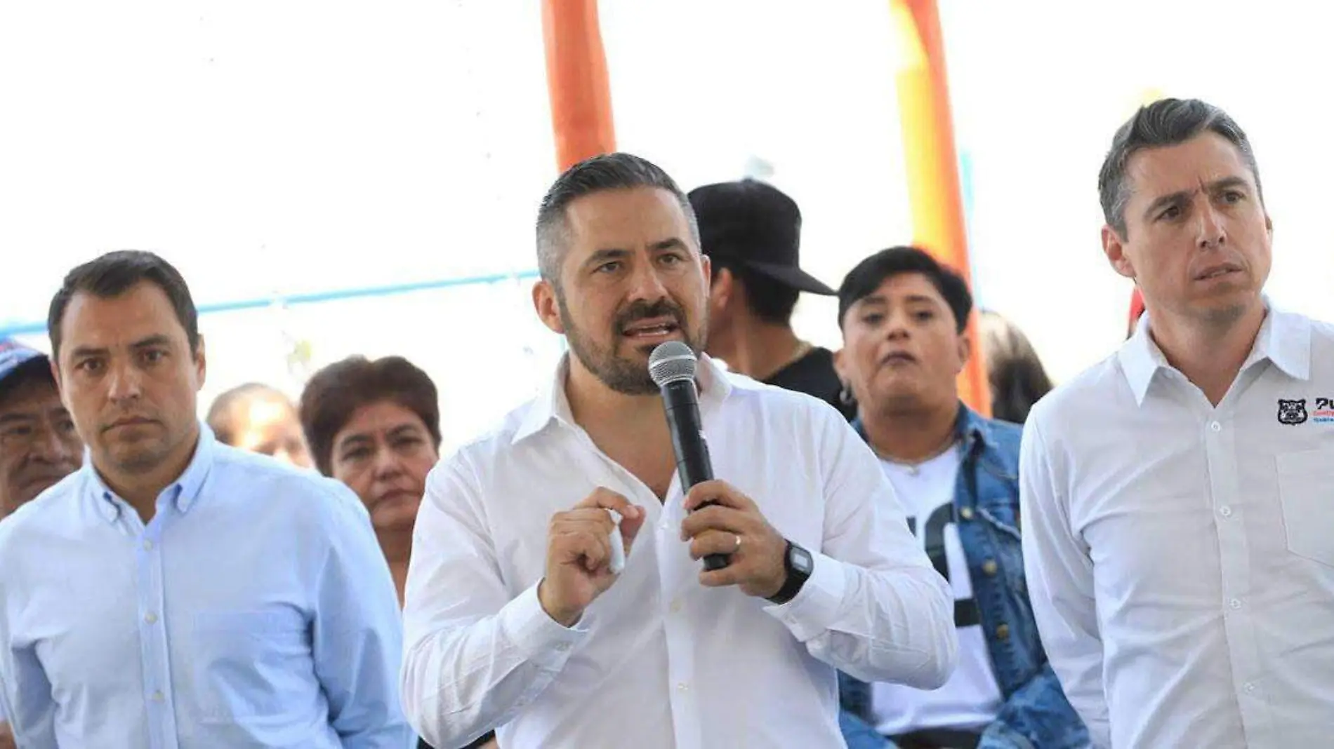 El presidente municipal de Puebla Adán Domínguez Sánchez